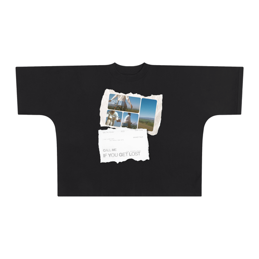 Oversize One-piece Pattern Cut Boxy Tee - 300 GSM